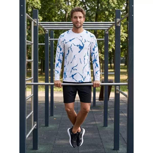  Funktionaler Term T -Shirt von Männern mit Langarmprämie ALTISPORT VOJ/ALM052TER01 WEIß 