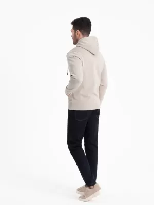 Herren -Sweatshirt OMBRE OM-SSBZ-0178 LEICHT BEIGE
