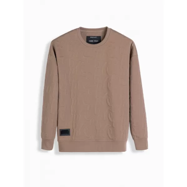  Herren -Sweatshirt OMBRE OM-SSNZ-0164 BRAUN 
