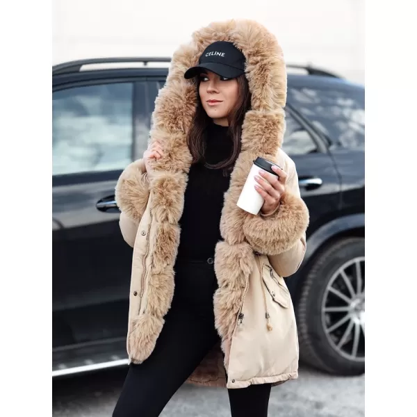  Mantel DSTREET CHARMFUR TY4770 BEIGE 