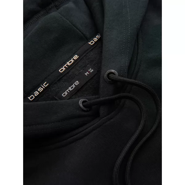  Herren -Sweatshirt OMBRE OM-SSBN-0161 SCHWARZ 