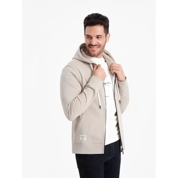  Herren -Sweatshirt OMBRE OM-SSBZ-0178 LEICHT BEIGE 