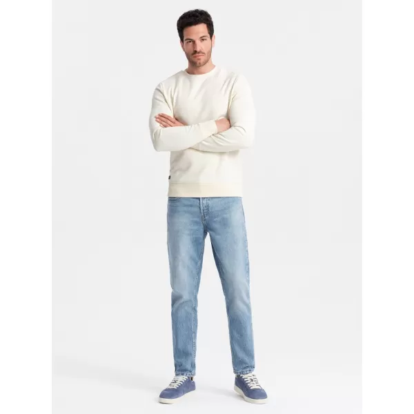  Herren -Sweatshirt OMBRE OM-SSBN-0159 CREME 