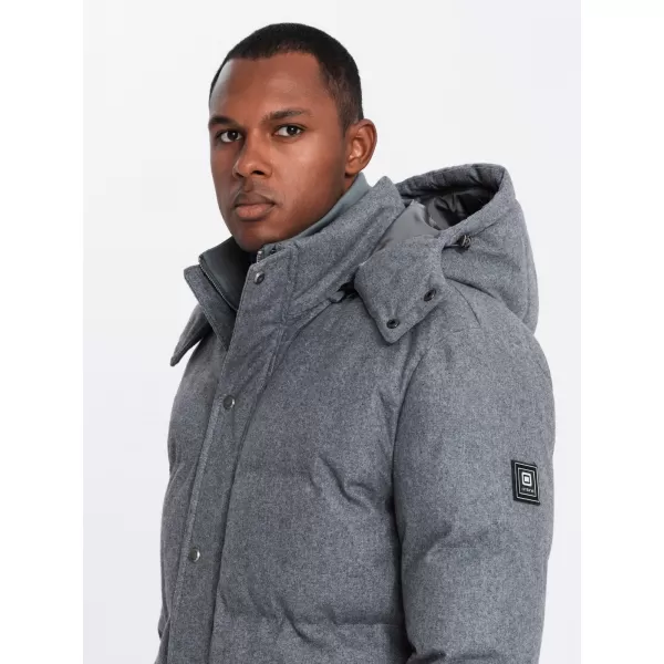  Jacke OMBRE OM-JALJ-0217 GRAUE MELANGE 