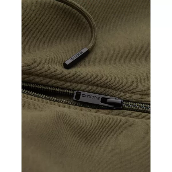  Herren -Sweatshirt OMBRE OM-SSBZ-0160 OLIVE 