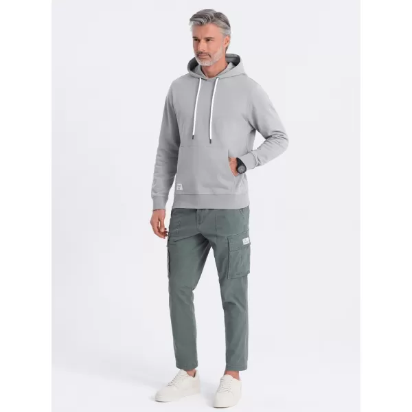  Herren -Sweatshirt OMBRE OM-SSBN-0177 GRAU 