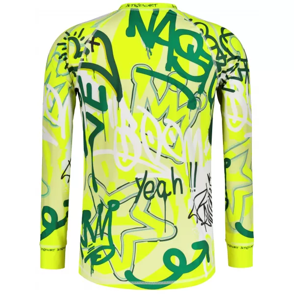  Funktionaler Term T -Shirt von Männern mit Langarmprämie ALTISPORT VOJ/ALM054TER01 FLUO 