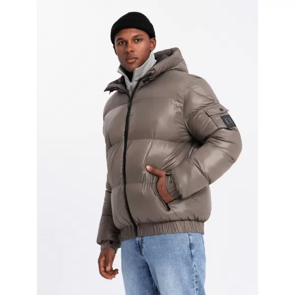  Jacke OMBRE OM-JAHP-0207 DUNKLER BEIGE 