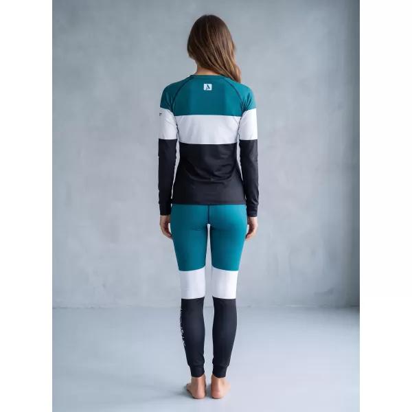  Frauenfunktionelle Thermohosen Prämie ALTISPORT VOJ/ALW051TER02 KEROSIN/SCHWARZ 