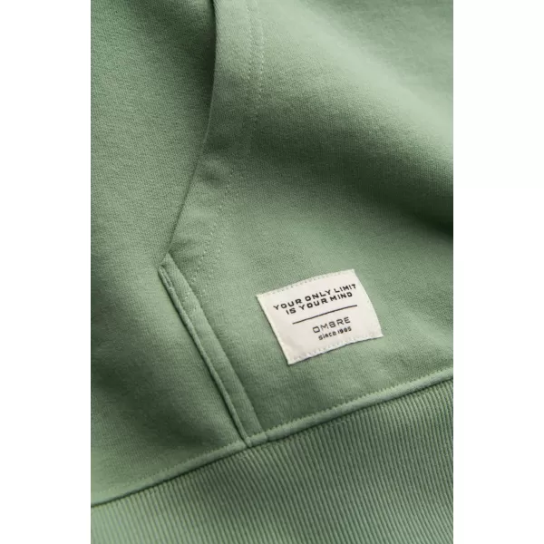 Herren Sweatshirt OMBRE OM-SSBN-0177 GRÜN 