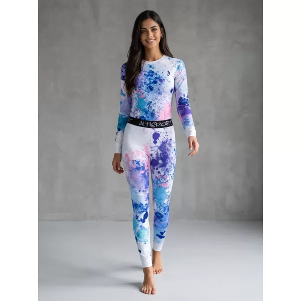  Frauenfunktionelle Thermohosen Prämie ALTISPORT VOJ/ALW055TER02 LILA BLAU 