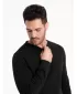 Herren -Sweatshirt OMBRE OM-SSBN-0175 SCHWARZ