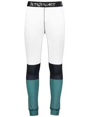 Die funktionelle Thermohosen für Männer Premium ALTISPORT VOJ/ALM051TER02 WEIß -GREEN