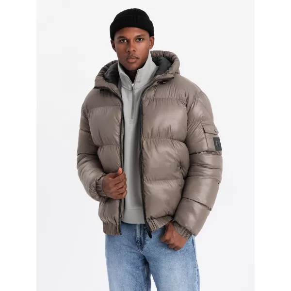  Jacke OMBRE OM-JAHP-0207 DUNKLER BEIGE 