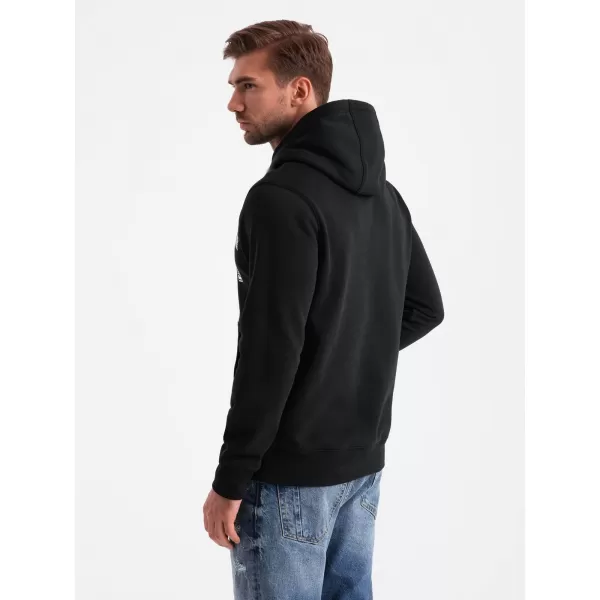  Herren Sweatshirt OMBRE OM-SSPS-0143 SCHWARZ 