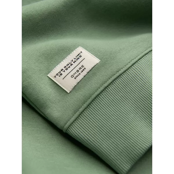  Herren -Sweatshirt OMBRE OM-SSBN-0175 GRÜN 