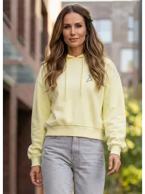 Frauen Sweatshirt aus Bio -Baumwolle ALTISPORT BYB/ALW002BY183 GELB