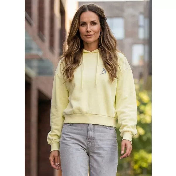  Frauen Sweatshirt aus Bio -Baumwolle ALTISPORT BYB/ALW002BY183 GELB 