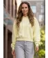 Frauen Sweatshirt aus Bio -Baumwolle ALTISPORT BYB/ALW002BY183 GELB