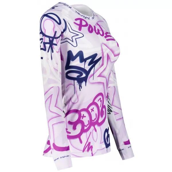  Frauenfunktionales Thermo -T -Shirt mit langen Ärmeln Premium ALTISPORT VOJ/ALW054TER01 LILA 