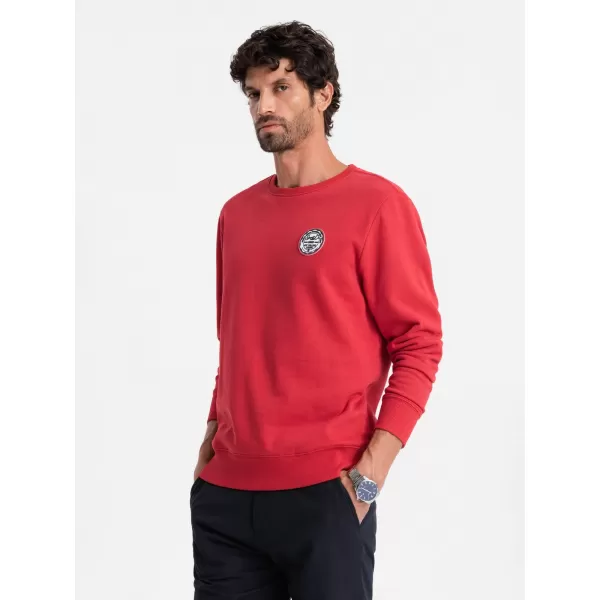  Herren Sweatshirt OMBRE OM-SSNZ-0134 ROT 