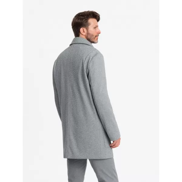  Männlicher Mantel OMBRE OM-COWC-0108 GRAU 