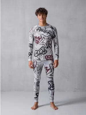 Die funktionelle Thermohosen für Männer Premium ALTISPORT VOJ/ALM054TER02 DUNKELGRAU