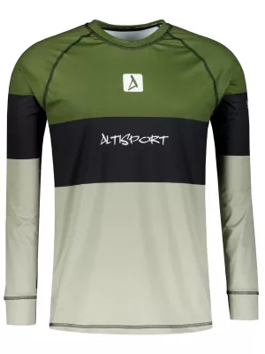 Funktionaler Term T -Shirt von Männern mit Langarmprämie ALTISPORT VOJ/ALM051TER01 KHAKI
