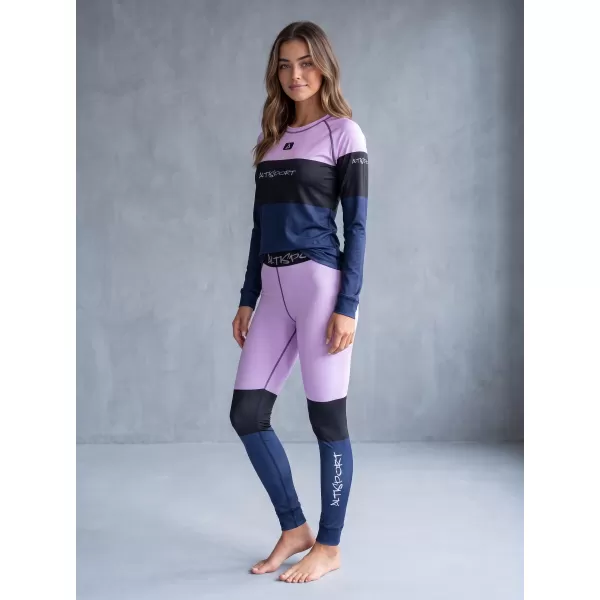  Frauenfunktionelle Thermohosen Prämie ALTISPORT VOJ/ALW051TER02 VIOLETT/BLAU 