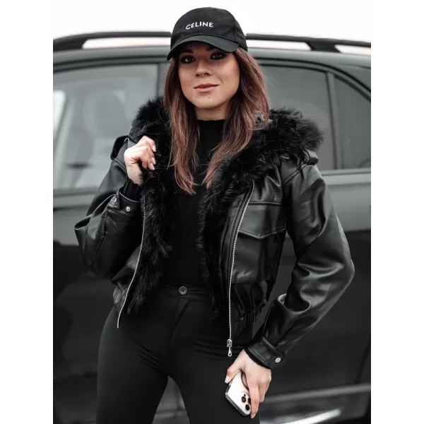  Damenjacke DSTREET SOFTREBEL TY4762 SCHWARZ 