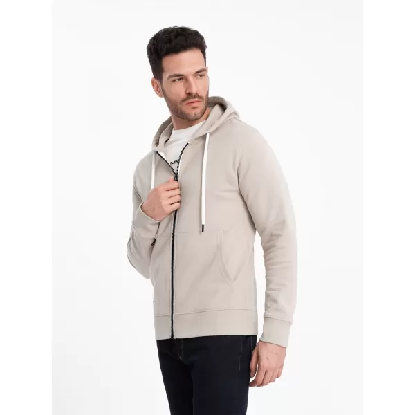  Herren -Sweatshirt OMBRE OM-SSBZ-0178 LEICHT BEIGE 