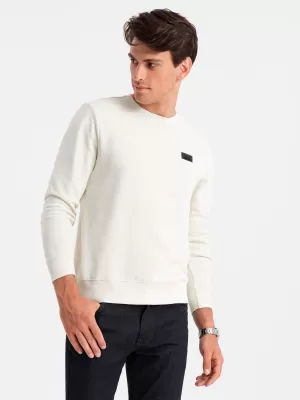 Herren Sweatshirt OMBRE OM-SSNZ-0136 CREME