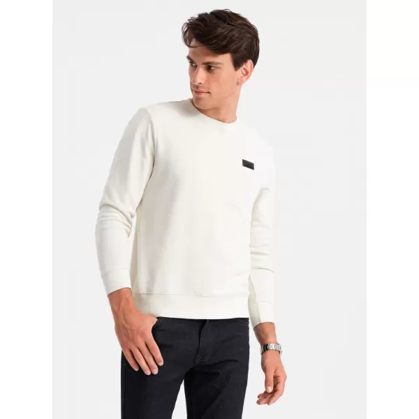  Herren Sweatshirt OMBRE OM-SSNZ-0136 CREME 