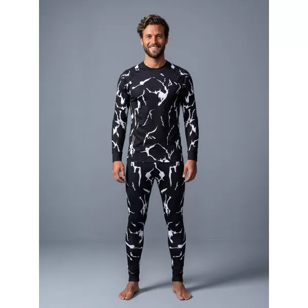  Die funktionelle Thermohosen für Männer Premium ALTISPORT VOJ/ALM052TER02 SCHWARZ 