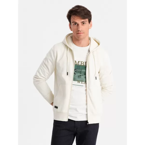  Herren -Sweatshirt OMBRE OM-SSBZ-0160 CREME 