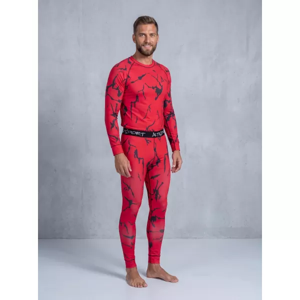  Die funktionelle Thermohosen für Männer Premium ALTISPORT VOJ/ALM052TER02 ROT 