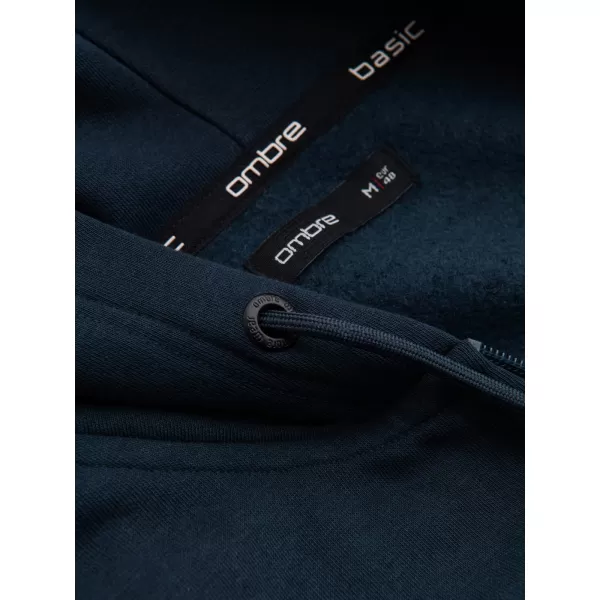  Herren -Sweatshirt OMBRE OM-SSBZ-0160 MARINEBLAU 