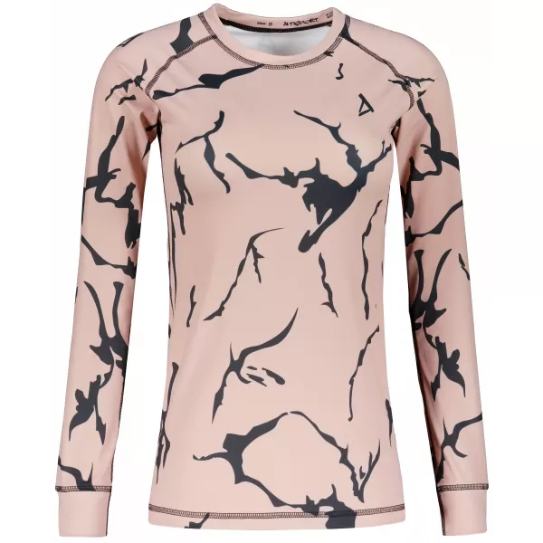  Frauenfunktionales Thermo -T -Shirt mit langen Ärmeln Premium ALTISPORT VOJ/ALW052TER01 BRAUN 
