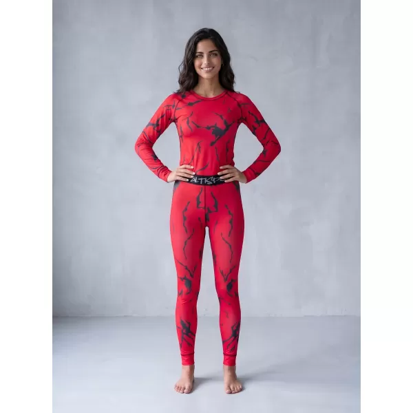  Frauenfunktionelle Thermohosen Prämie ALTISPORT VOJ/ALW052TER02 ROT 