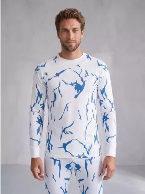 Funktionaler Term T -Shirt von Männern mit Langarmprämie ALTISPORT VOJ/ALM052TER01 WEIß