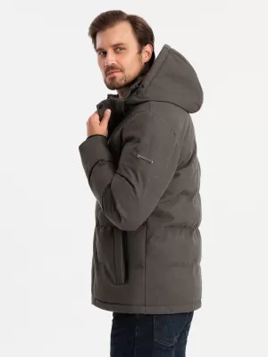 Jacke OMBRE OM-JAHP-0203 OLIVE