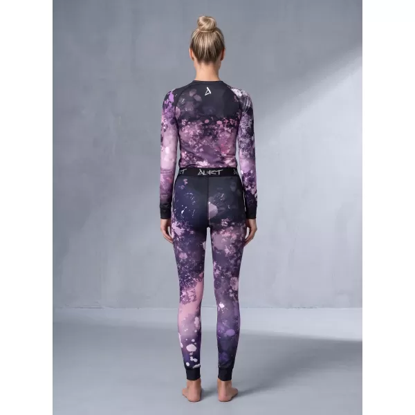  Frauenfunktionelle Thermohosen Prämie ALTISPORT VOJ/ALW055TER02 SCHWARZ -VIOLETT 