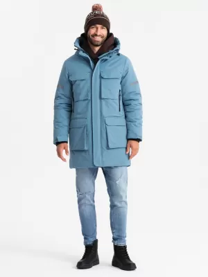 Jacke OMBRE OM-JALJ-0169 BLAU