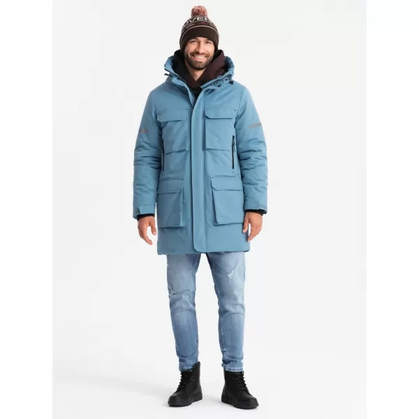  Jacke OMBRE OM-JALJ-0169 BLAU 