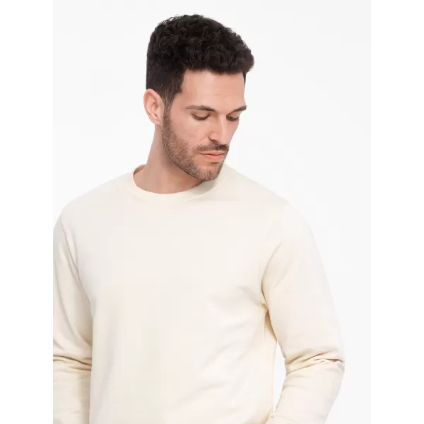  Herren -Sweatshirt OMBRE OM-SSBN-0175 CREME 