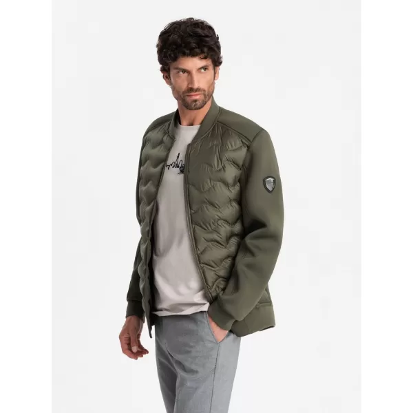  Jacke OMBRE OM-JALP-0141 DUNKLER OLIVENGRÜN 