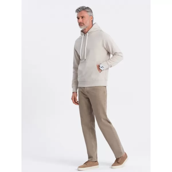  Herren -Sweatshirt OMBRE OM-SSBN-0177 LEICHT BEIGE 