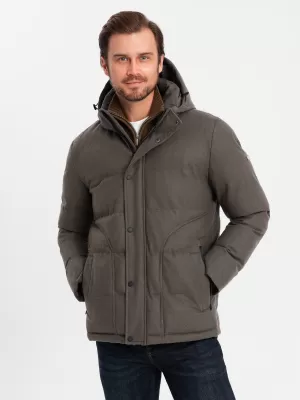 Jacke OMBRE OM-JAHP-0203 OLIVE