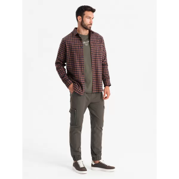  Herren -Traursanzüge OMBRE OM-PAJO-0200 OLIVE 