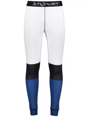 Die funktionelle Thermohosen für Männer Premium ALTISPORT VOJ/ALM051TER02 WEIß -BLAU